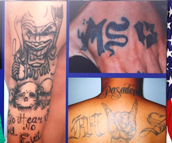 the white house released photos of em es thirteen tattoos so the public can identify potential threats