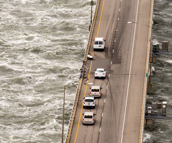 Truck Plunges Off Chesapeake Bay Bridge, Driver Dies