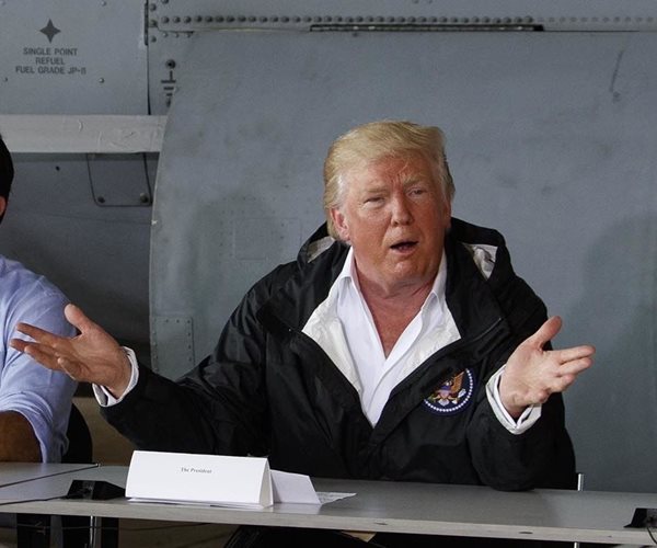 Trump in Devastated Puerto Rico: You've Thrown Budget 'Out of Whack'