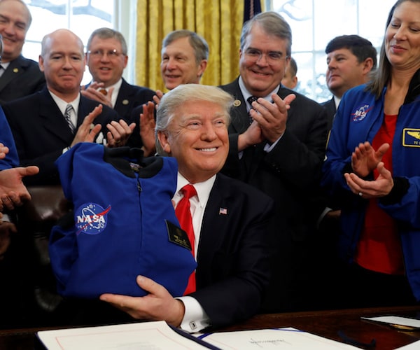 Trump OKs Sending Astronauts to Mars, Adds to NASA Budget