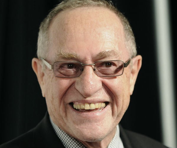 alan dershowitz is shown