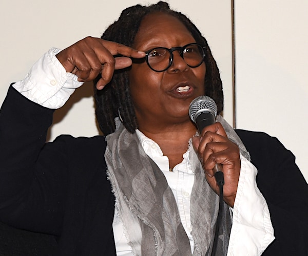 Whoopi Goldberg speaks during an event