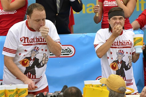 Longtime Champ Dethroned at NY Hot Dog Eating Contest