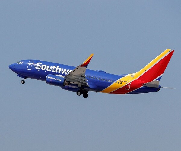 southwest plane takes off