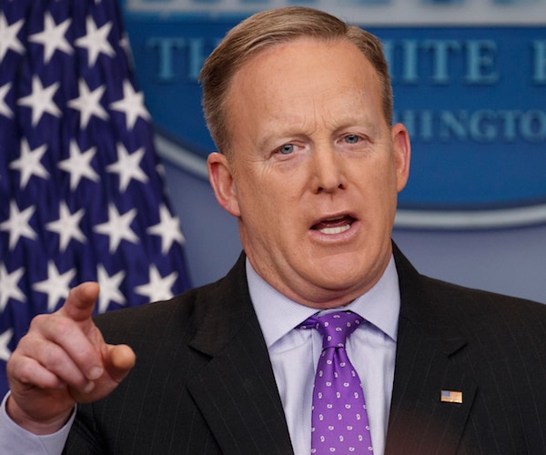 Spicer Rips CNN's 'Nebulous' Report Using Unnamed Sources