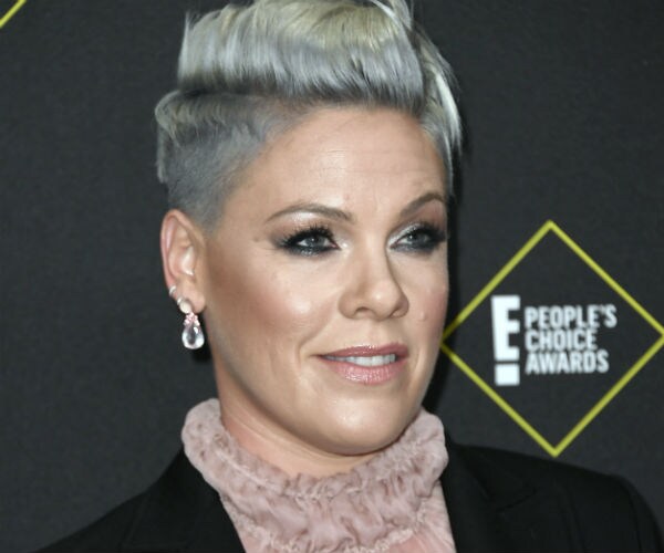 singer pink is shown