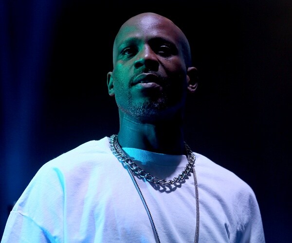 dmx performs onstage