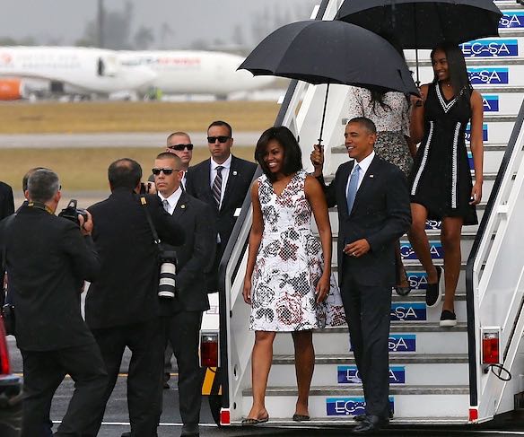 Obama Arrives in Cuba for 'Historic Visit'