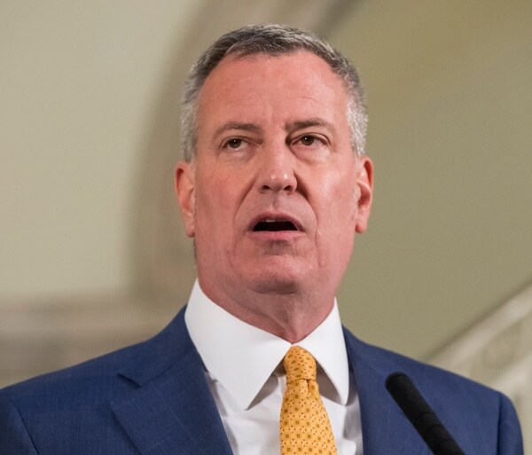 Trump Praises New York City's De Blasio for Virus Fight