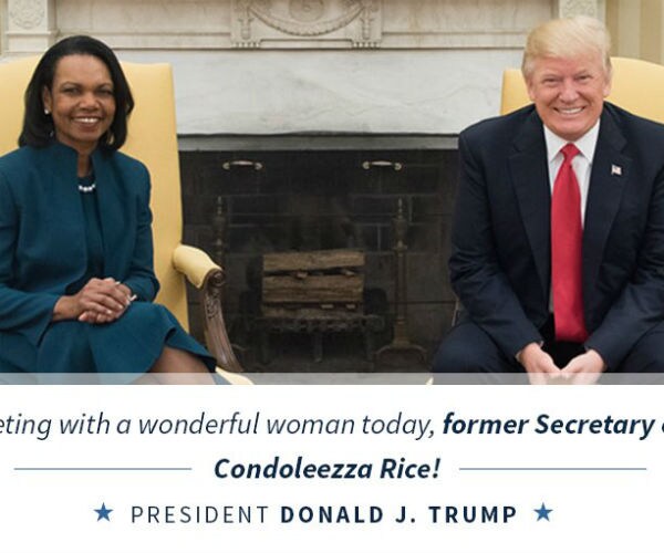 Trump Meets With Condoleezza Rice