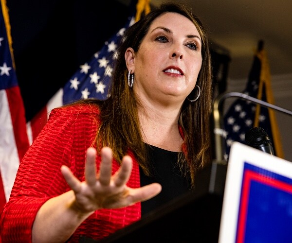 ronna mcdaniel speaks at press conference