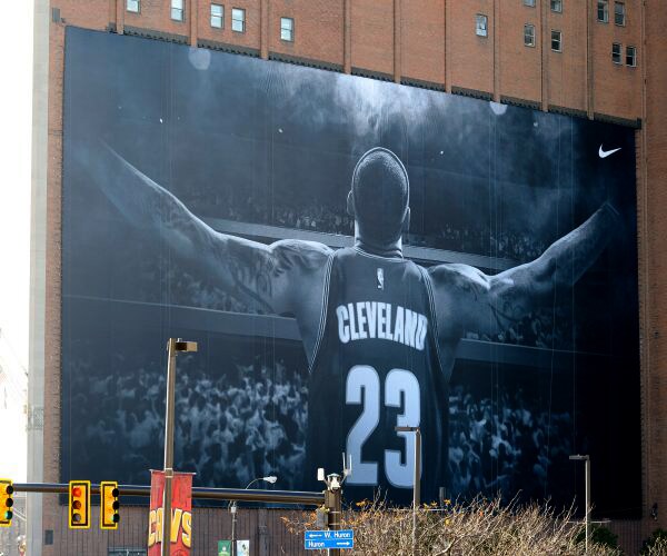 LeBron James Banner Removed in Cleveland