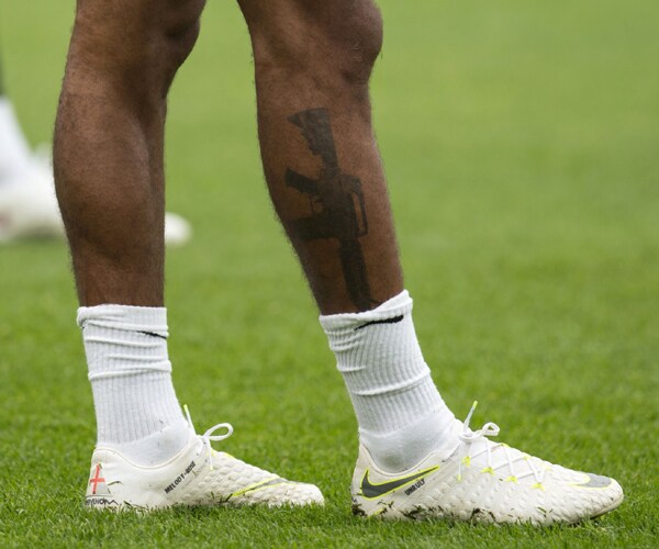 Raheem Sterling's New Gun Tattoo on Leg Shoots Him in Foot?