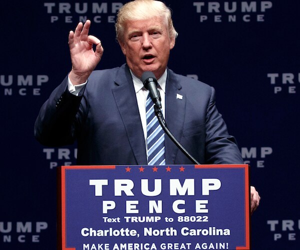 president donald trump speaks during a north carolina campaign rally