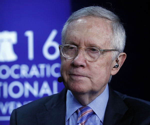 Politico: Harry Reid Lambastes Trump After Reference to Eye Injury