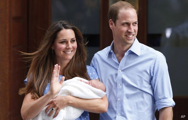 William, Kate, Show off Newborn Royal Baby Boy