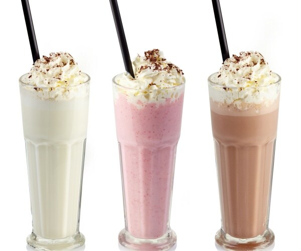 three milkshakes