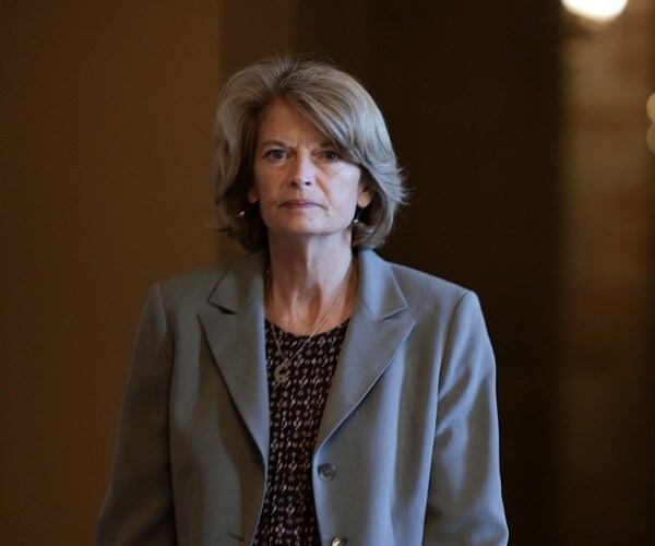 lisa murkowski walks through capitol