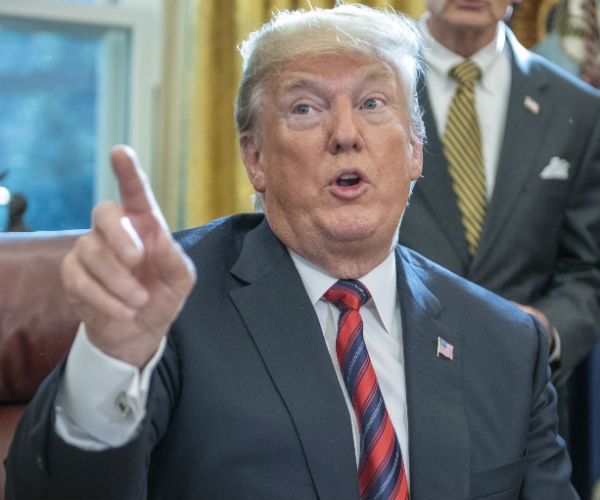 president donald trump in the oval office