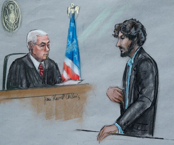 a 2015 courtroom sketch of boston marathon bomber dzhokhar tsarnaev