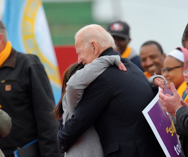 Accuser Calls Biden's Jokes About Touching 'Disrespectful'