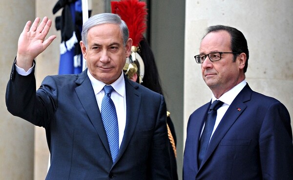 Reports: Hollande Didn't Want Netanyahu at Paris Rally