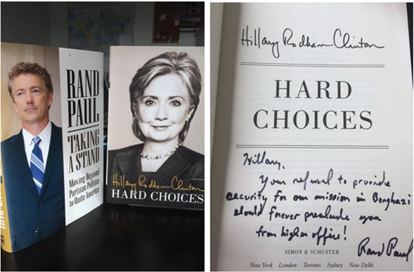 Paul to Hillary on Her Book: 'Great Work of Fiction!'