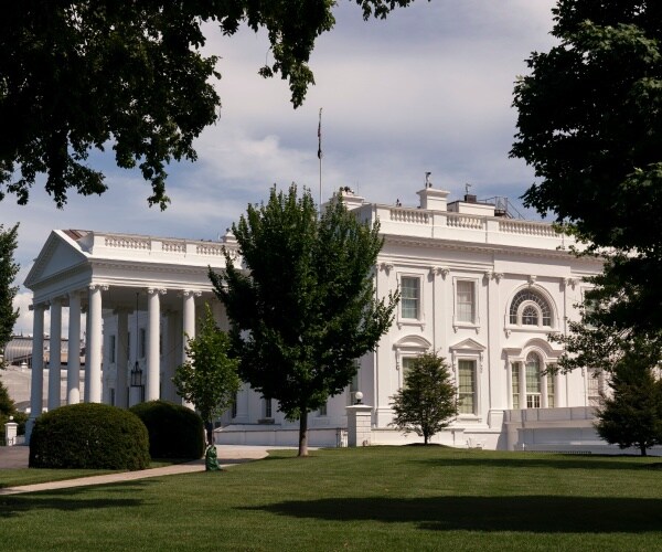 side view of the white house