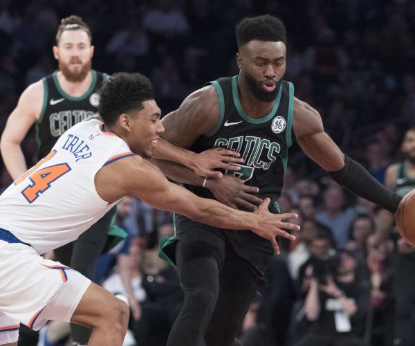 jaylen brown wore a jersey demonstrating support for former san francisco quarterback colin kaepernick