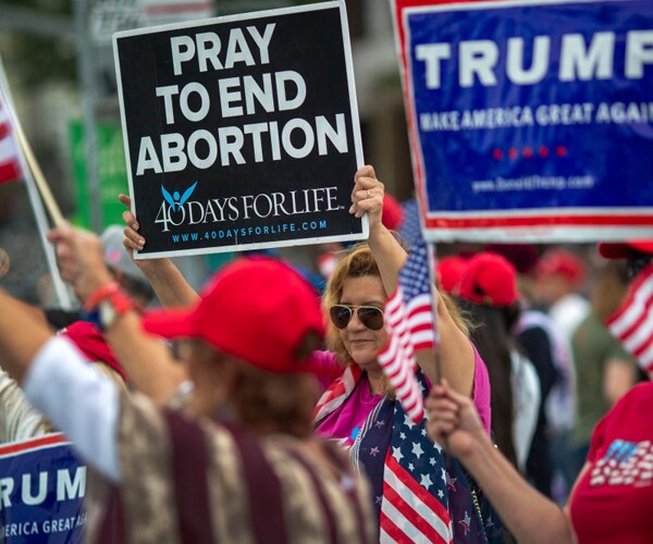 Pro-life protesters in California