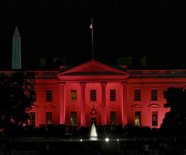 White House Shaded Pink for Breast Cancer Awareness Month