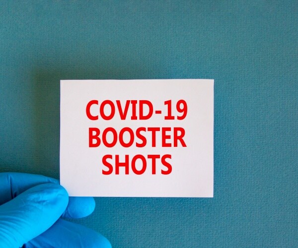 COVID-19 Booster Shots sign