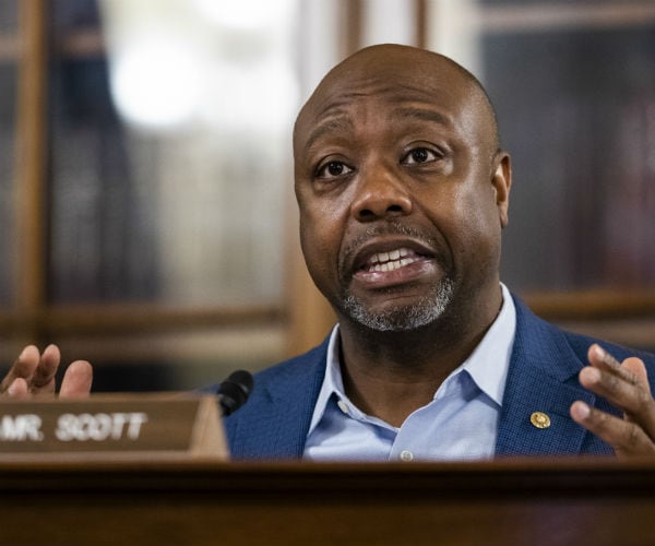 rep. tim scott is shown on capital hill