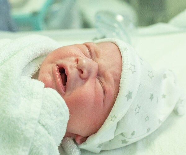 newborn baby in hospital