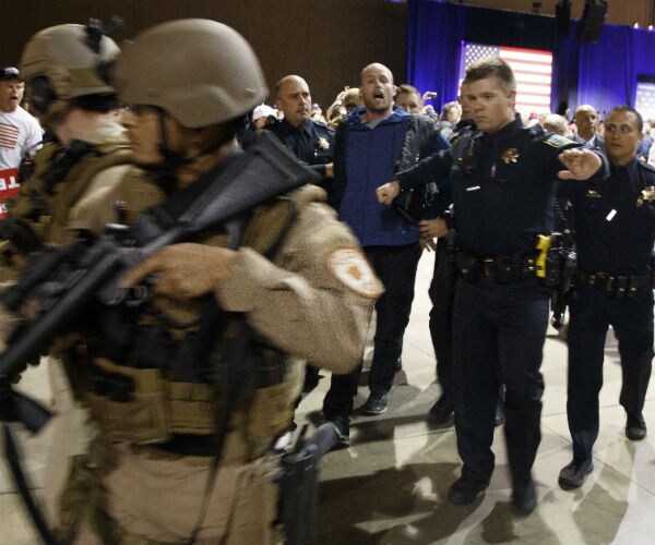 Trump Protester in Reno: I Voted for Hillary