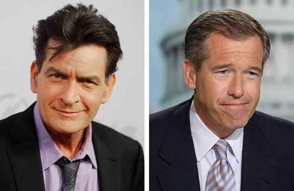 Charlie Sheen: Brian Williams Is the Victim of a 'Vile Witch Hunt'