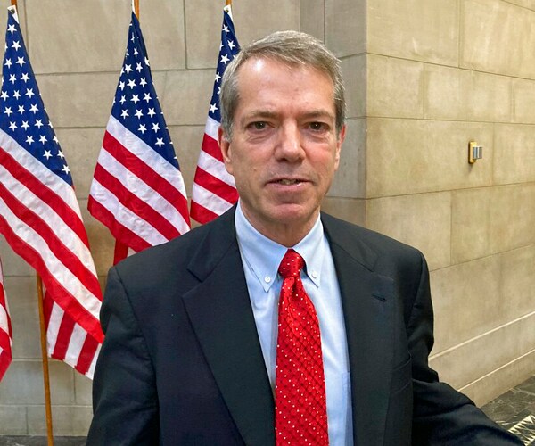 nebraska republican gubernatorial candidate Jim Pillen speaks at the state capitol in january
