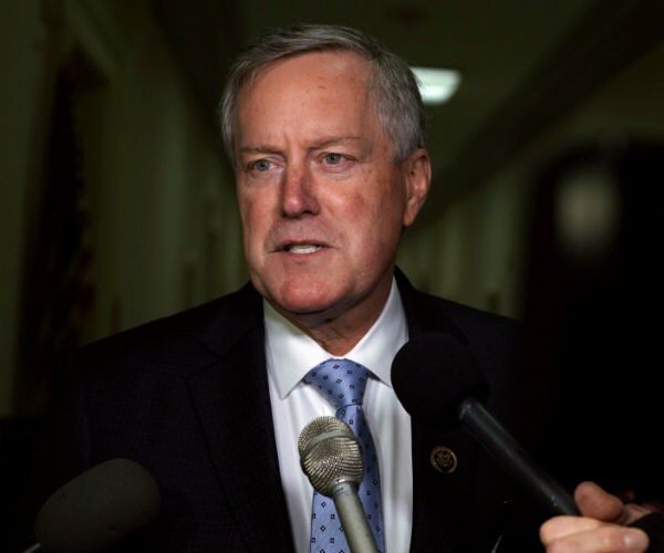 mark meadows speaks to reporters on capitol hill