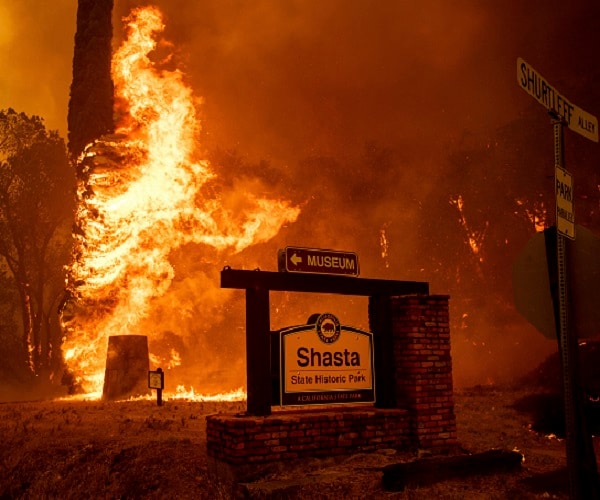 Carr Fire Surges Into City of Redding, California