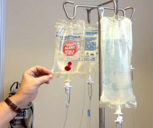 iv bags of cancer drugs