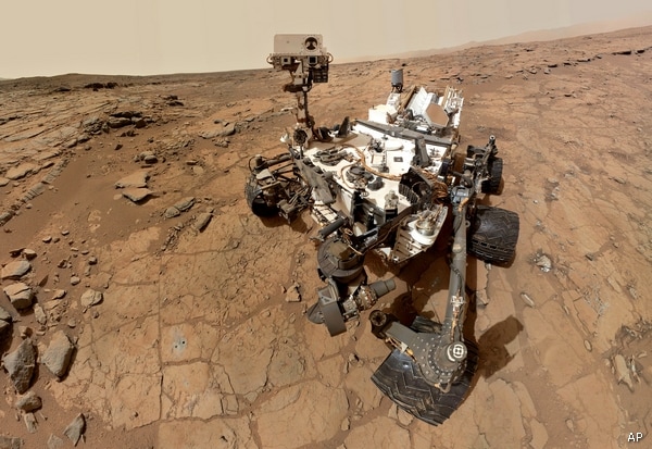 Mars Rover Takes 'Selfie' After Spring Cleaning