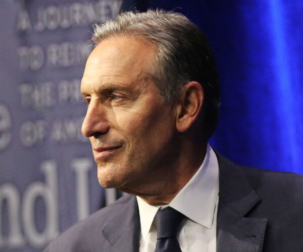 Protestors Heckle Howard Schultz: 'Don't Help Elect Trump'