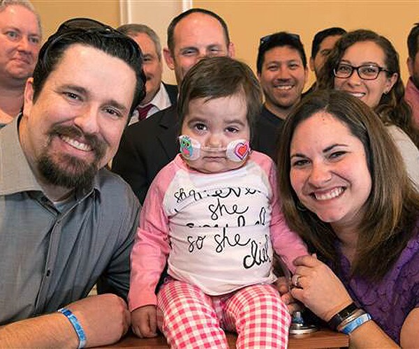 Family of Baby Thanks 24 Blood Donors for Saving Her Life