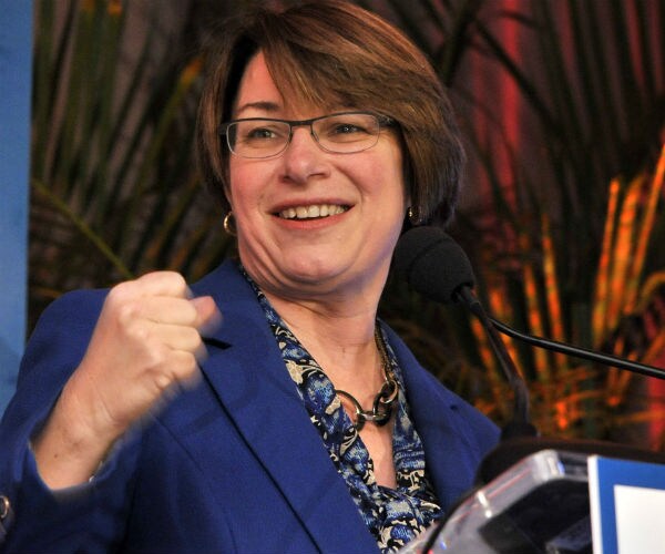 sen. amy klobuchar on capitol hill