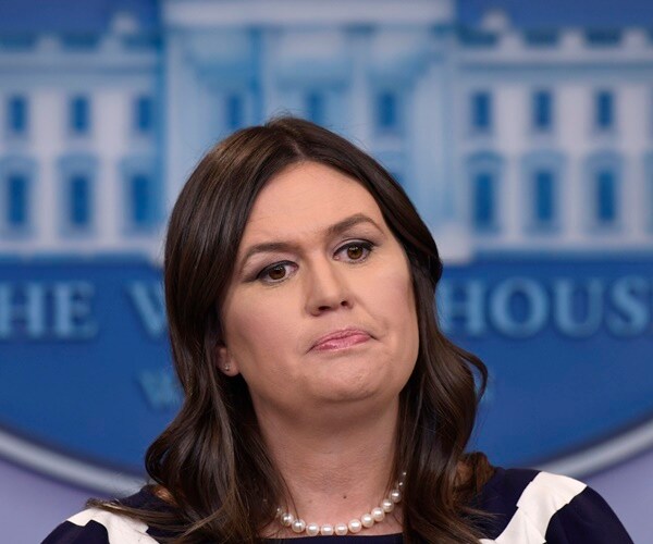 Sanders Won't Dispute Claim That Media Is 'Enemy' of People