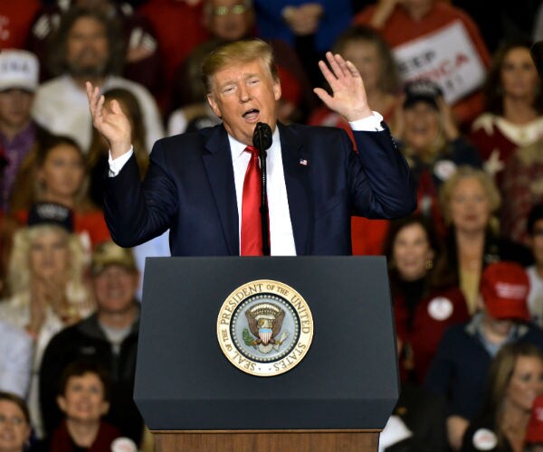 us president donald trump at a trump rally in tupelo miss on the first day of november last year 