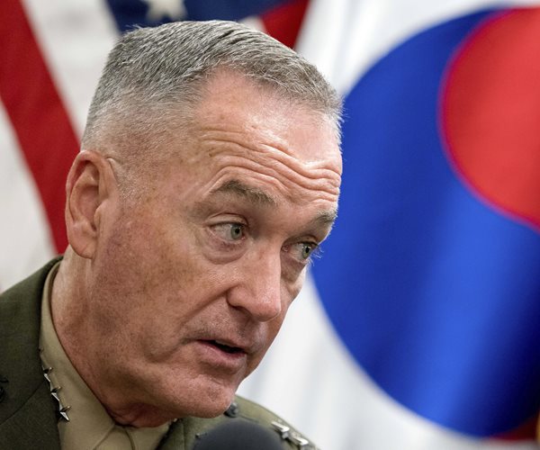 Joint Chiefs Chairman Dunford Warns North Korea That US Military Is Ready