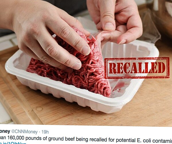 USDA Ground Beef Recall: 167K Pounds of Meat May Contain E Coli