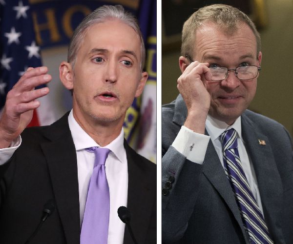 Mick Mulvaney and Trey Gowdy Rib Each Other on Twitter