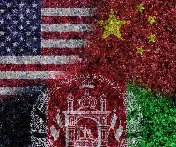 the flags of the united states china and afghanistan